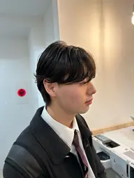 カット+水パーマ (メンズ)