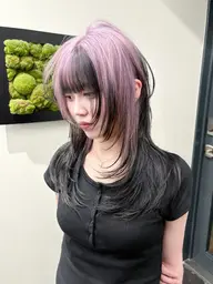 ✞ケアブリーチ1回+デザインカラー