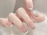 【❤️‍🔥大人気NO.1❤️‍🔥】チップ長さだし10本+マグネットフレンチコース