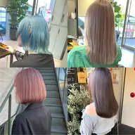 【ケアブリーチ+カット+トリートメント】ダブルカラー+カット+トリートメント