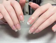 マグネットグラデーション(ベースカラー付き)フレンチ光(オフなし)