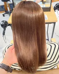 カット+髪質改善酸性ストレート+トリートメント