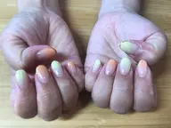 カラーグラデーション、フレンチ等、ホロ