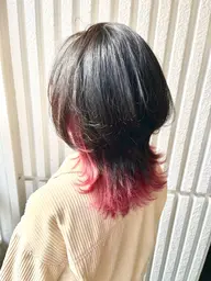 【5月限定】❕人気№1❕カット＋イヤリングカラー￥11000～(ブリーチ/レイヤーカット/インナーカラー)