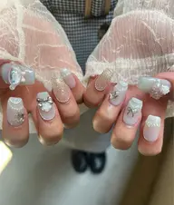 【スカルプ】ストーンパーツのみやり放題(デザインアートなし)Mまで