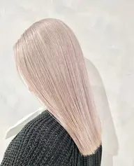 【ダブルカラー】❤️ブリーチ＋全体カラー＋システムトリートメント✨ロング料金無料✨