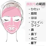 【美肌脱毛】顔全体💕高速光脱毛で打ち漏れなし★黒ずみ、毛穴、保湿効果あり✨1回5500円✨パック付き💕