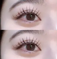 【🐼平日限定🐼】マツエクつけ放題(オフなし​〜​140本／オフあり​〜​120本)ブラウンカラー変更可◎