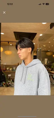 【Men's】カット➕眉毛カット✂️