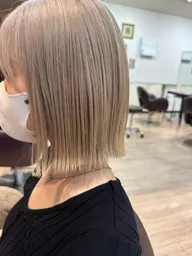 🍒限定価格🍒Wカラー(全頭ブリーチ+オンカラー)+前処理ケアトリートメント付