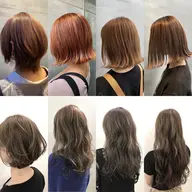 【👸🏼リピートNO.1クーポン✨】前髪カット🤞+透明感カラー+トリートメント🧊