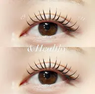 ❄️&Healthy(アンドヘルシー)フラット100本or120本+まつげパーマ