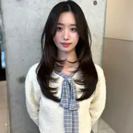 【スタイリングまで♪】 韓国風レイヤーカット🤍