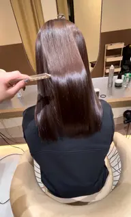 カット+縮毛矯正(リタッチ)+ナノミストTR