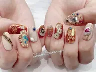 (オフあり)【時短施術】日本初Quick Sukarupu <デザイナー作品>ニュアンスコース¥5480