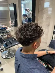 メンズカット+ツイストパーマ