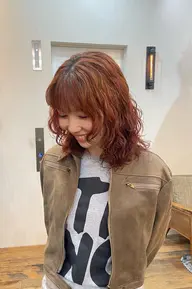 【レディースパーマ】水パーマorミルクパーマorデジタルパーマ（カット込み）¥3,300