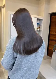 【広がる髪に◎】カット+水素巻ける縮毛矯正+髪質改善TR