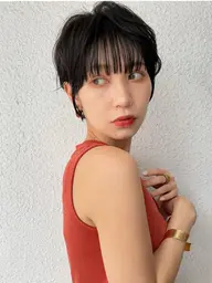 カットカラー前髪縮毛矯正トリートメント