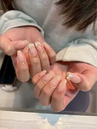 【オフなし】ワンカラーorラメグラ+パーツ4個まで💞