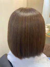 デザイン提案似合わせカット＋髪質改善ストレート
