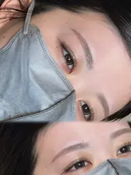 人気No.1メニュー🩷アイブロウWax＋額ケアワックス🤍ミニモ限定価格🩰(間引き・仕上げメイク込み)