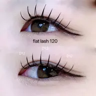 ꒰ ご新規様 ꒱フラットラッシュ120本+コーティング仕上げ🎀🪄(LED変更可⭕️)
