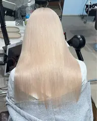 ブリーチ２回✨×ケアカラー＋トリートメント