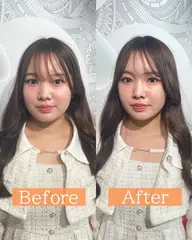 韓国風フルメイク+ヘアセット(巻きおろし)🌼
