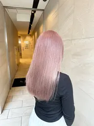 「カット＋ケアブリーチダブルカラー＋oggi otto3Stepトリートメント」