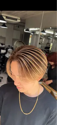 【❤️‍🔥メンズ限定❤️‍🔥】⚡️ハイライト🫧デザインカラー