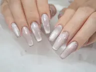 マグネットorフラッシュ  ワンカラーネイル
