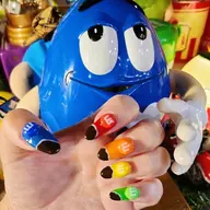 🧸オフなし限定🧸💙M&M'sネイル🧸💙💅