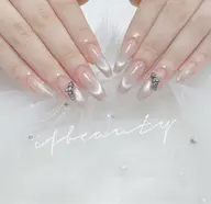 【チップ長さだし】マグネットフレンチネイル💅8900円【ベース付き】