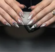 【オフなし】10本長さだしマグネットワンカラー🌟大きめパーツ2つ💎🎀粒サイズ10粒✨ちゅるマグ/フラッシュマグ有