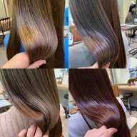 【初回特別価格☺︎】ケアカラー✨(白髪染め可◎)コテ巻き仕上げ🫶