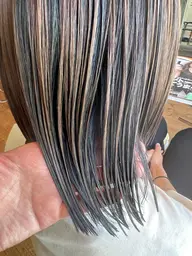 ⚜️ご新規様限定⚜️[カット+全体カラー+ハイライトダブルカラー]ロング料金＋¥1100​〜​