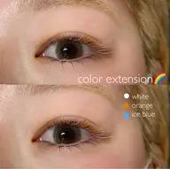 【カラーエクステ🌈】セーブル100本《他店オフ&コーティング込》