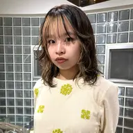 ポイントブリーチ + カラー