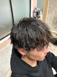 🦋メンズ限定🦋カット+パーマ+ハイライト💙