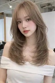 カット+ケアブリーチワンカラー（最小限のダメージブリーチ）