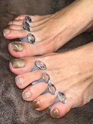 マグネットフットジェルネイル🦶🧲🖤Magnetic Foot Nail🦶🧲🖤