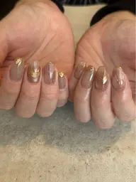 ⭐️人気No.1⭐️trend design流行りのニュアンスアート♪サンプルから選べます【オフ込】