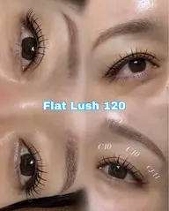 オフなし フラットラッシ120本デザイン選べます♡