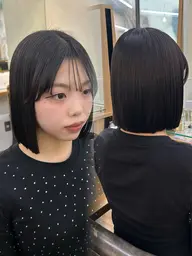 🫧平日限定🫧うる艶酸性ストレート＋ぷつっとボブカットモデル