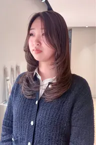 韓国レイヤーカットモデル✂️