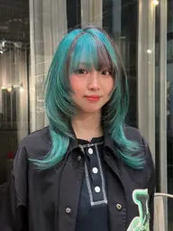 【minimo限定】個性派カラー🫧🫧レイヤーカット＋美容液&ケアブリーチカラー