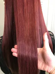 ノンダメージで艶髪ストレートに✨髪質改善艶髪酸性ストレート、カット