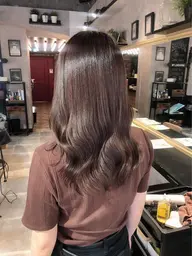 🍒ケアブリーチ×透明感ハイトーン🍒【ケアブリーチ】＋透明感カラー＋デザインカット＋髪質改善トリートメント