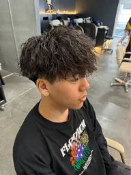 カット＋ツイストスパイラルパーマ